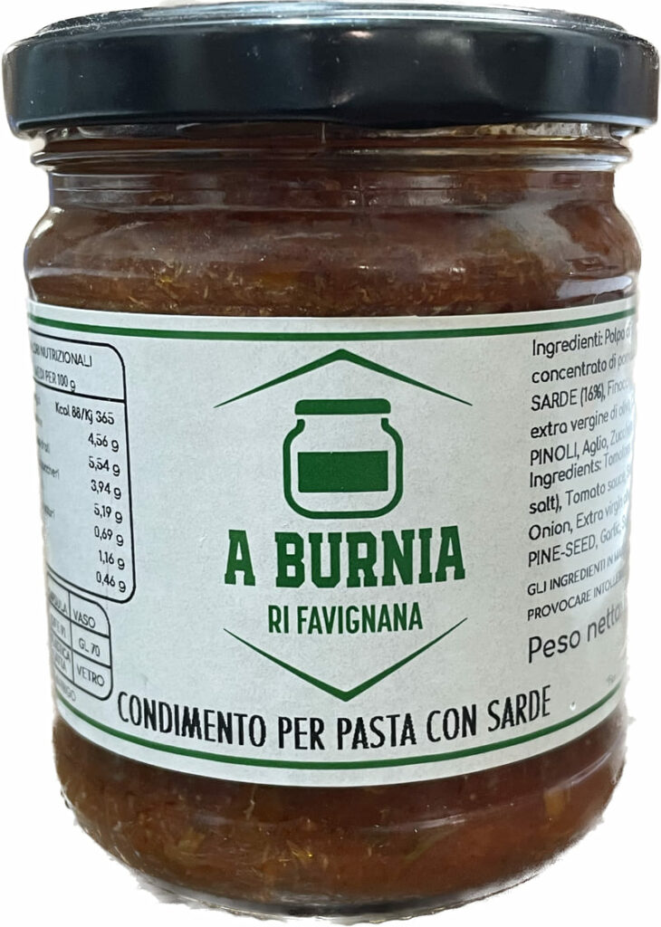 condimento per pasta con sarde