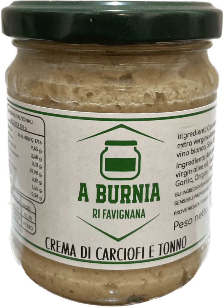 crema di carciofi e tonno