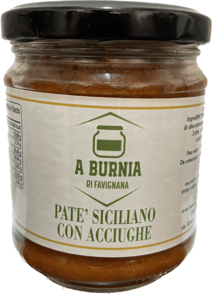 patè siciliano con acciughe